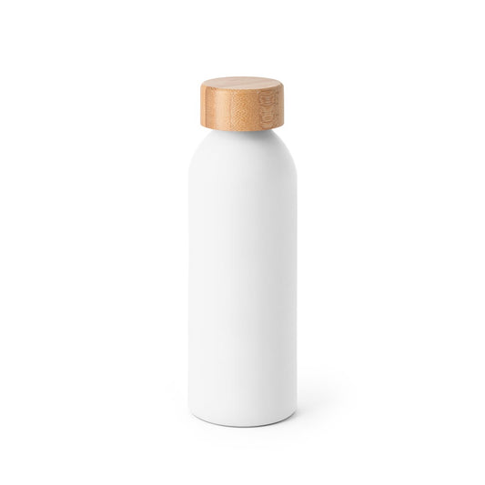 QUETA. Hliníková fľaša s bambusovým viečkom 550 ml
