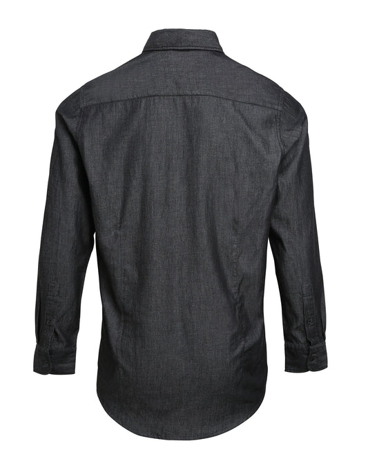 Pánska rifľová košeľa Premier Jeans Stitch Denim – pánsky strih, rifľovina
