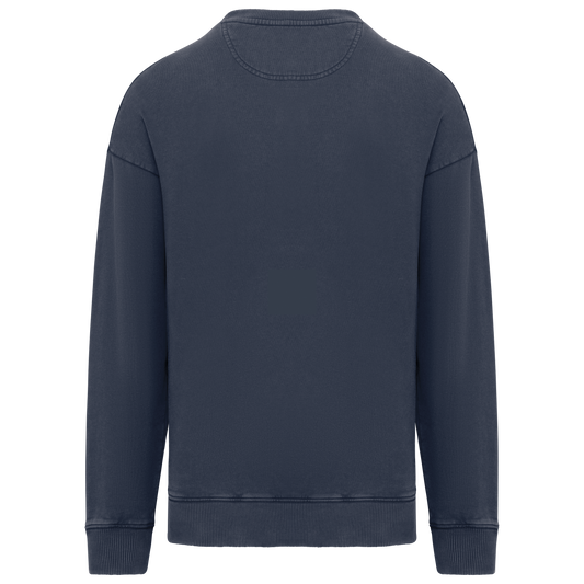 Unisex mikina bez kapucne, oversize, efekt vyblednutia Native Spirit 447 – washed efekt
