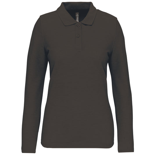 Dámska polokošeľa s dlhým rukávom Designed To Work 277 – klasický strih, piké