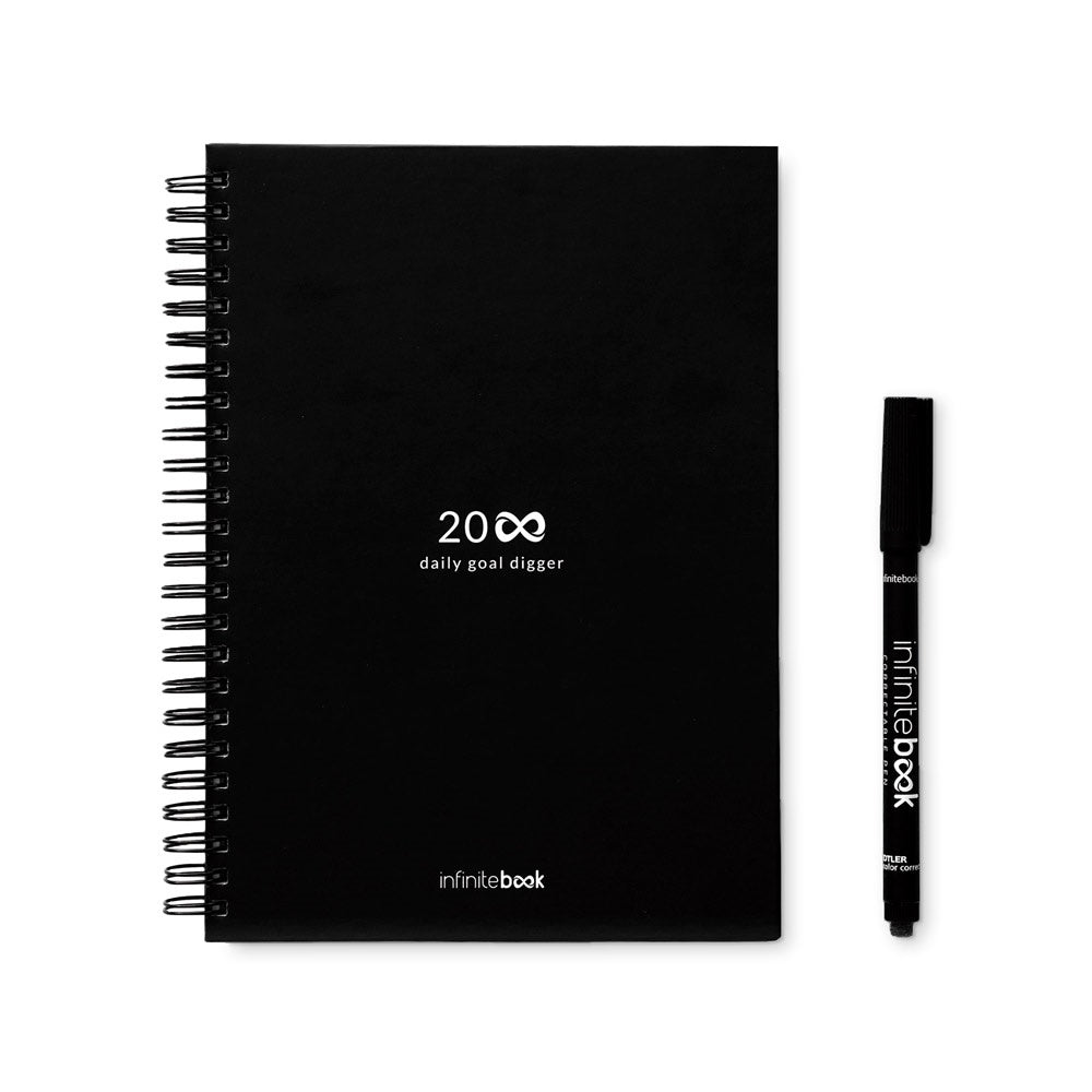 STARTER KIT INFINITE PLANNER A5. Súprava obsahuje „infinitebook“, čistiacu súpravu, fixku a držiak na fixky - 103
