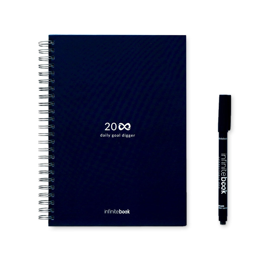 STARTER KIT INFINITE PLANNER A5. Súprava obsahuje „infinitebook“, čistiacu súpravu, fixku a držiak na fixky - 134