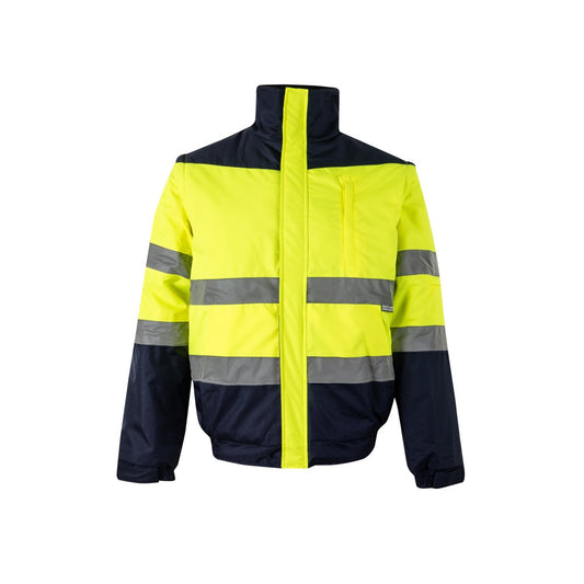 VL JUPITER. Dvojfarebná vyteplená bunda (180 g/m²) z polyesteru (100 %) s PU povrchovou úpravou