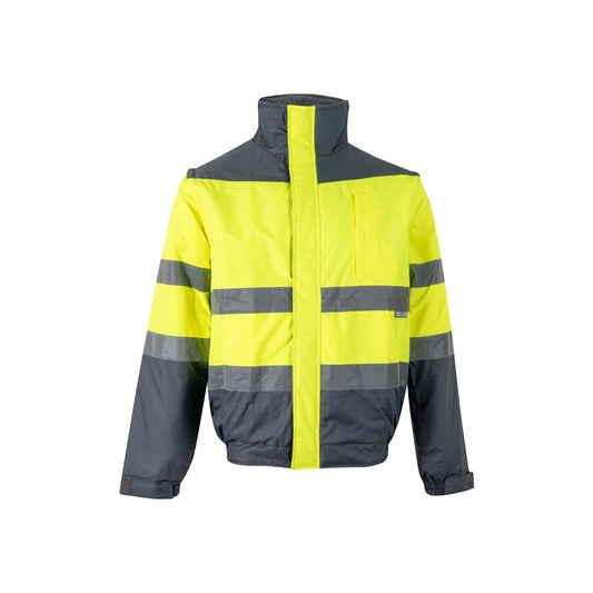 VL JUPITER LARGE. Dvojfarebná vyteplená bunda (180 g/m²) z polyesteru (100 %) s PU povrchovou úpravou