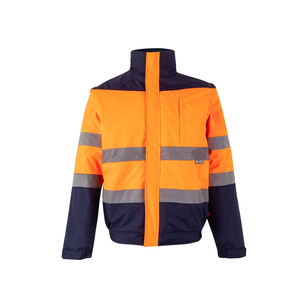 VL JUPITER LARGE. Dvojfarebná vyteplená bunda (180 g/m²) z polyesteru (100 %) s PU povrchovou úpravou - 214