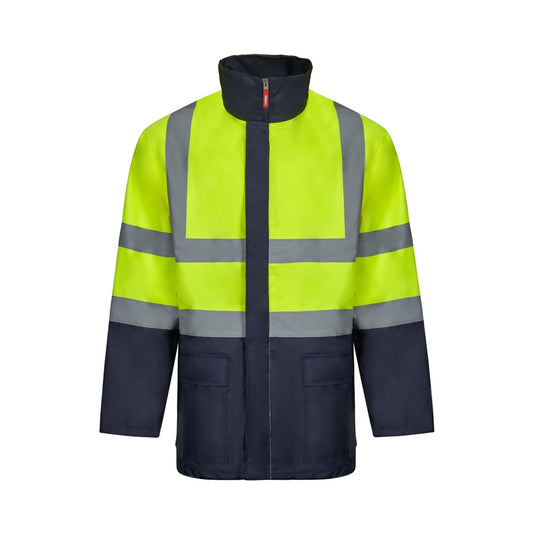 VL JUNO. Dvojfarebná parka 4 v 1 (180 g/m²) z polyesteru (100 %) s PU záterom