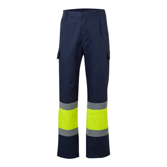 VL ARTEMIS. Dvojfarebné nohavice z kepru (190 g/m²), bavlna (20 %) a polyester (80 %)