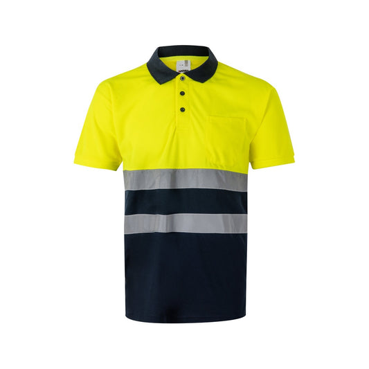 VL FORTUNA. Polokošeľa Bird-eye (140 g/m²) s krátkymi rukávmi, z polyesteru (100%)