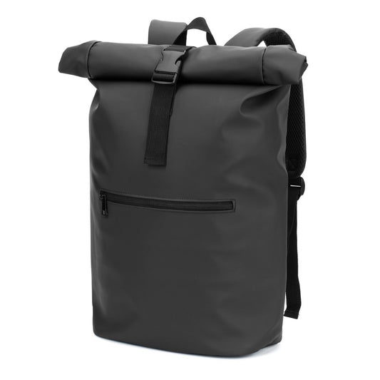 PORTLAND. PU batoh s rolovacím vrchom a vreckom na 16" notebook