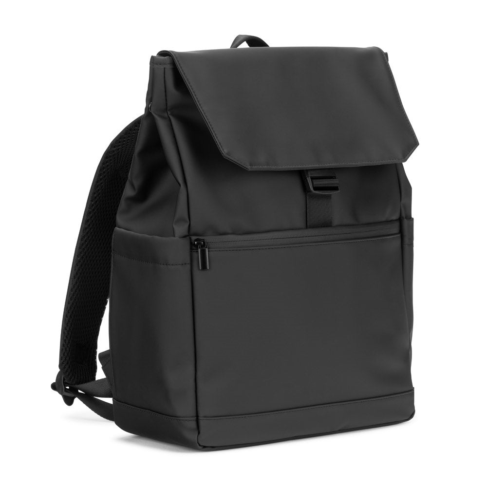 AZORES BAG. Batoh na notebook (16") z PU, s chlopňou zakrývajúcou všetky priehradky - 103