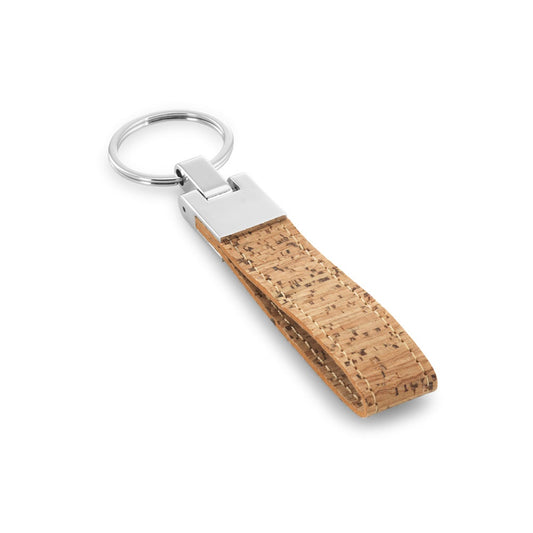 CORKS. Kľúčenka z korku a kovu