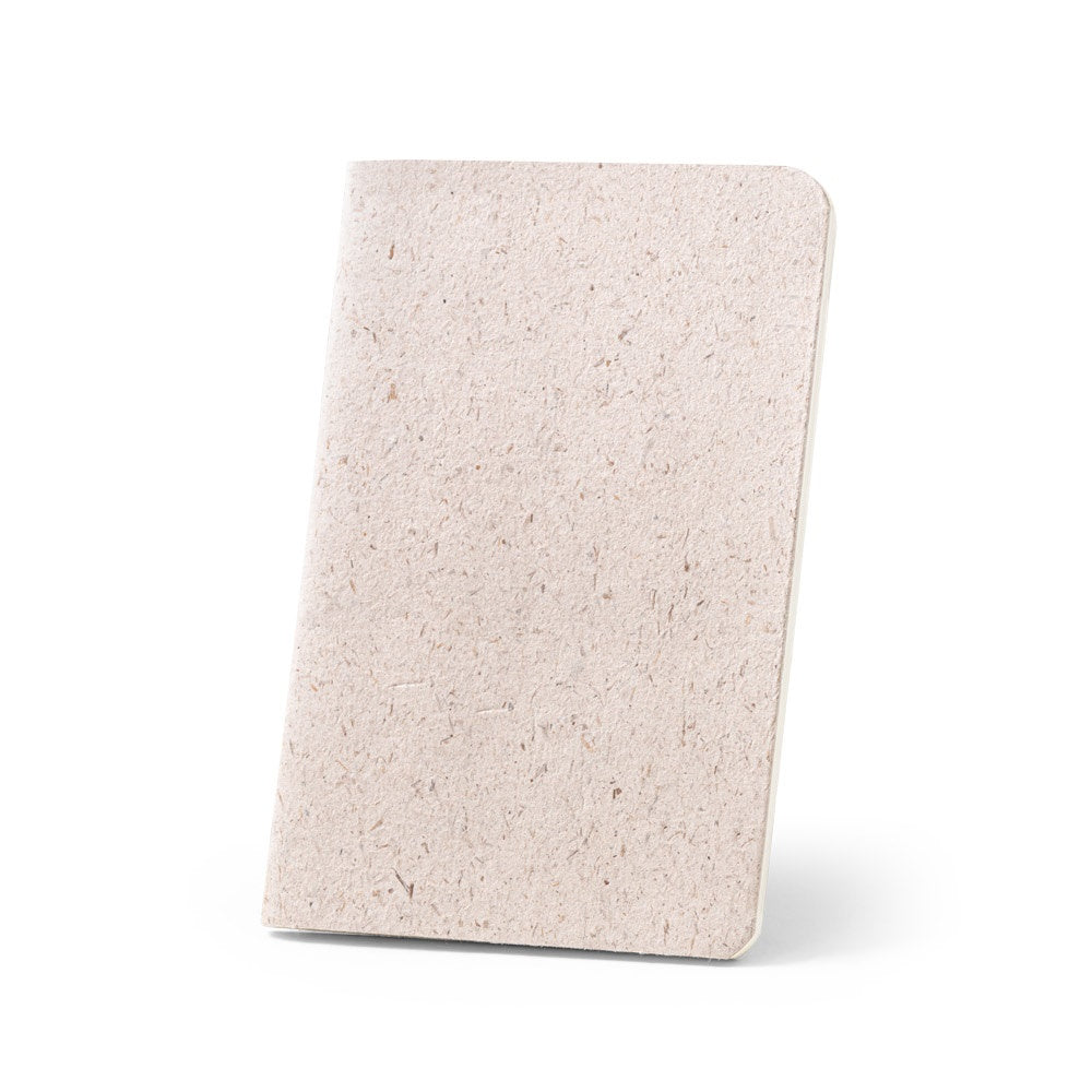 ORGANIC SOFT. Poznámkový blok A6 s flexibilným obalom vyrobený z organickej hmoty (80%) - 150