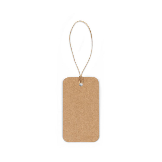 LABEL RECTANGULAR. Obdĺžniková etiketa vyrobená zo 100 % recyklovaného papiera (700 g/m²)