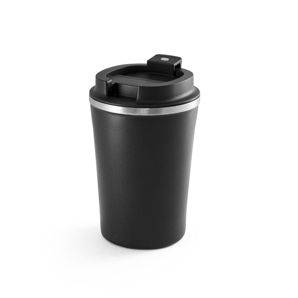 PHELPS CERAMIC. Cestovný hrnček z nehrdzavejúcej ocele s keramickou vnútornou povrchovou úpravou, 470 ml