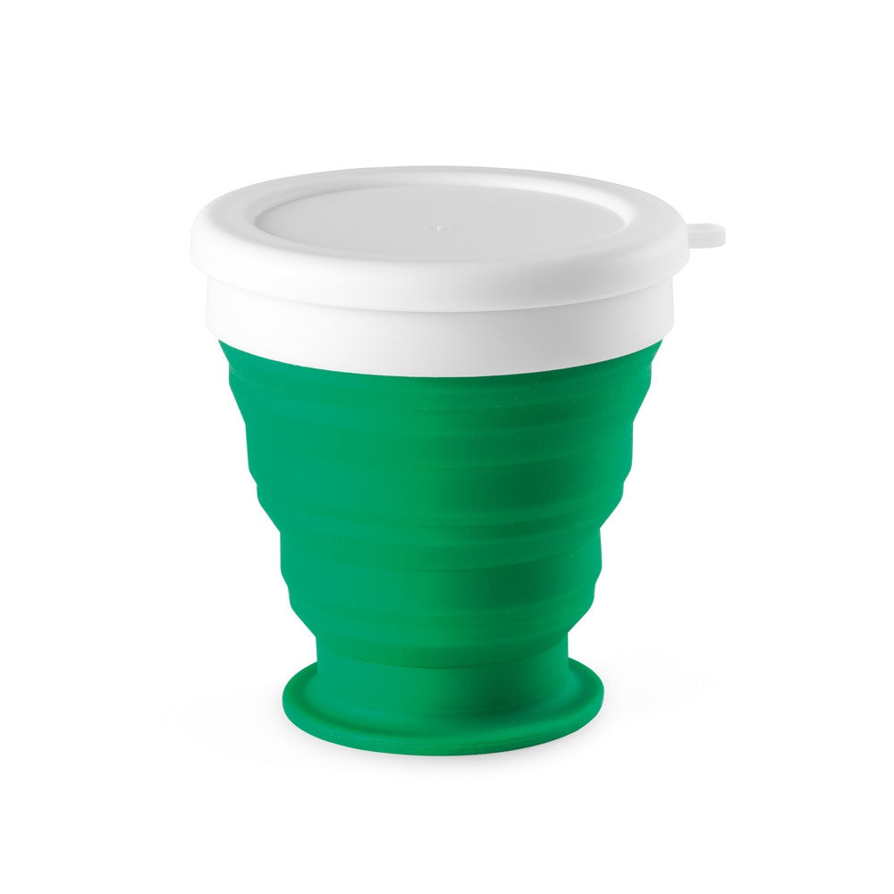 ASTRADA. Skladací cestovný pohár zo silikónu a PP 250 ml - 109