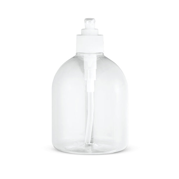 REFLASK 500. Zásobník na mydlo s dávkovačom z PET a PP 500 mL