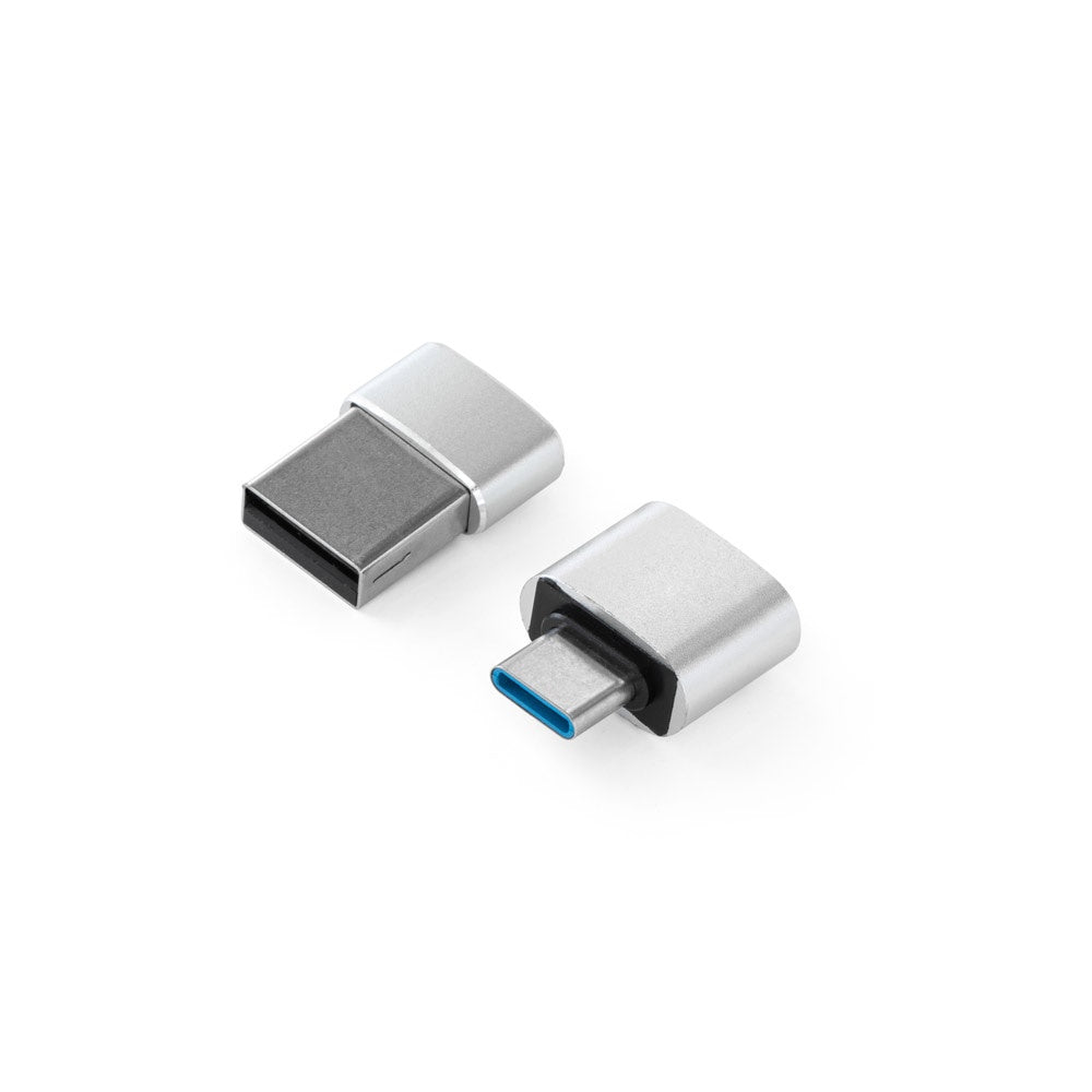MINSKY. Set od 2 aluminijumska USB-A / USB-C adaptera - 127