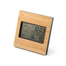 BROMLEY. Desktop meteorološka stanica sa LCD ekranom od ABS-a i bambusa - 103
