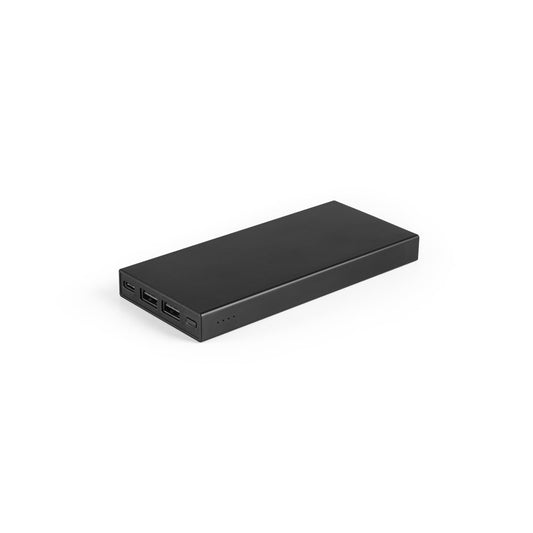 DOROTHY 10. Power banka 10 000 mAh zo recyklovaného hliníka (100% rAL)