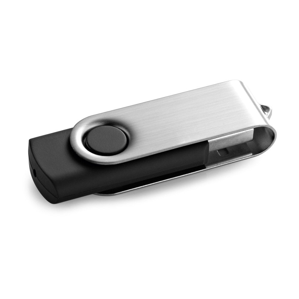 CLAUDIUS 2GB. 2 GB USB flash disk s kovovým klipom - 103