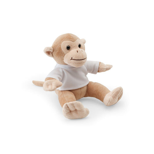 MONKY. Plyšová hračka v tvare opice s tričkom