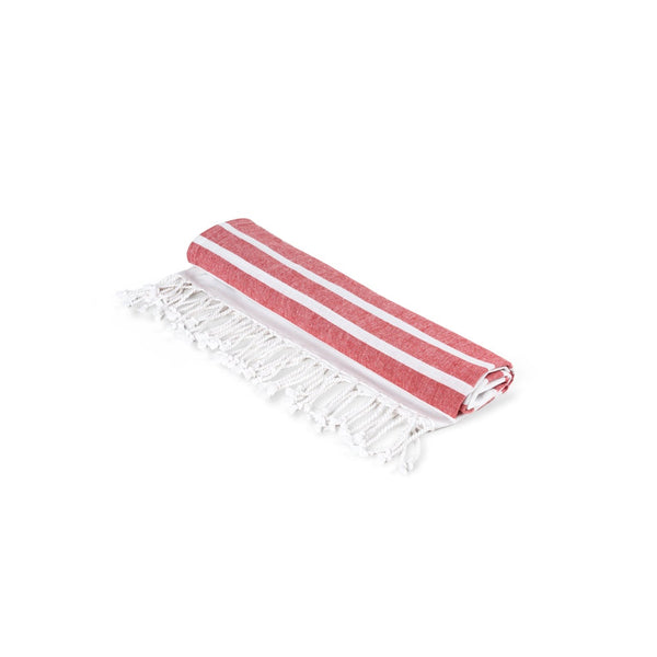 SARDENHA. Plážový uterák z bavlny (70 % recyklovaných) a polyesteru (30 % recyklovaných) (180 g/m²)