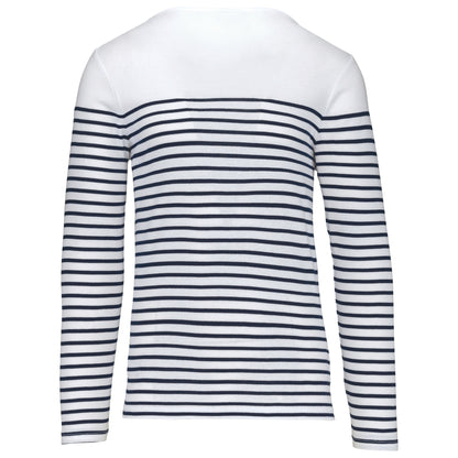 WHITE-NAVYSTRIPES