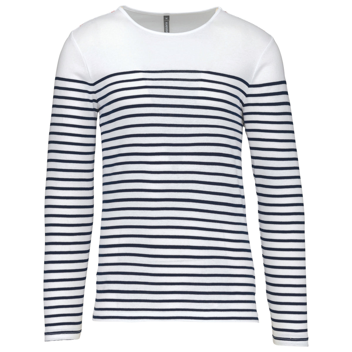 WHITE-NAVYSTRIPES