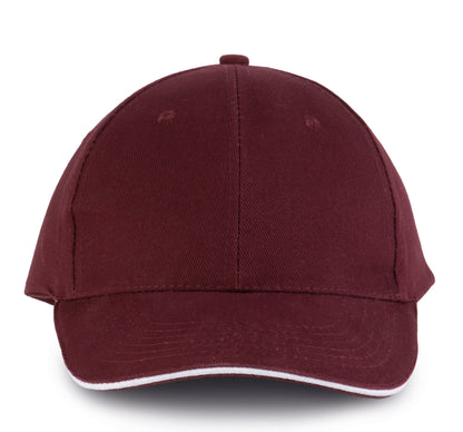 BURGUNDY-WHITE