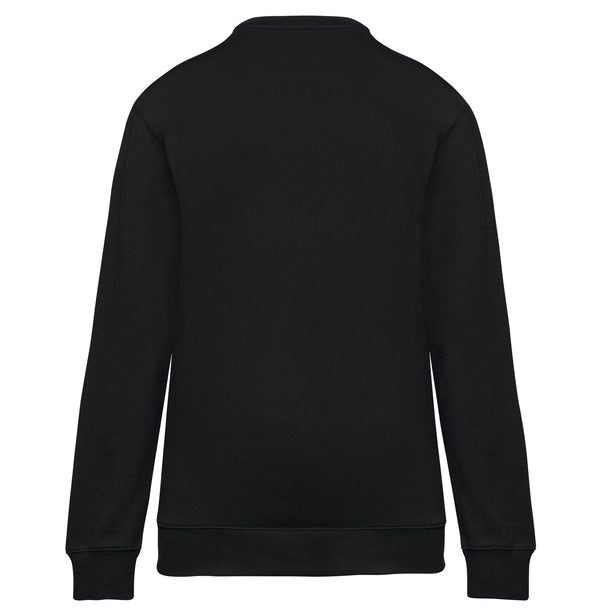 Unisex mikina bez kapucne s kontrastným vreckom Designed To Work Day To Day