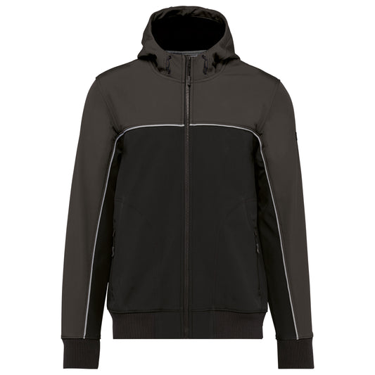 Unisex dvojfarebná softshellová bunda Designed To Work 450 – 3-vrstvová
