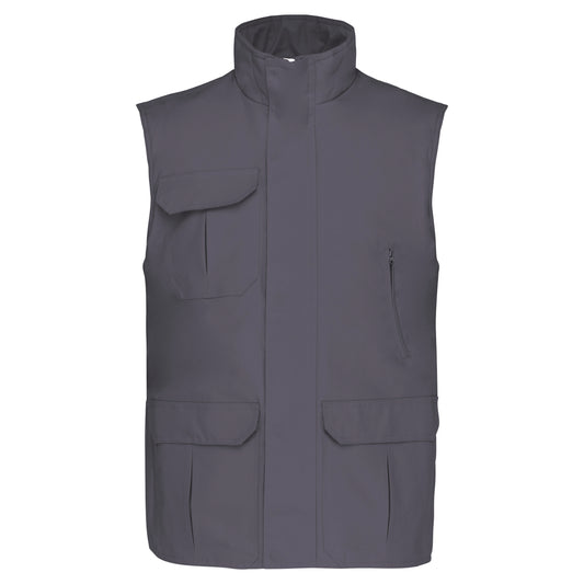 Pracovná vesta bez rukávov , predtým KA630 Designed To Work Worker – unisex/pánsky pracovný strih