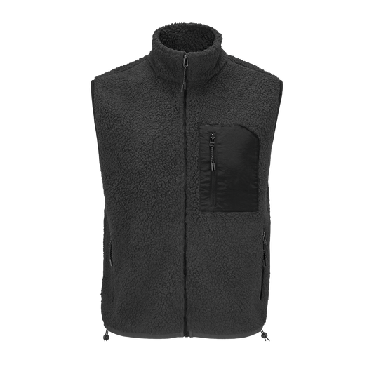 Unisex vesta zo sherpa flísu SOL'S Fury BW